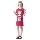 Платье детское, рост 104 см, цвет бордовый - Фото 5