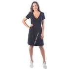 Платье с запахом, размер 46, цвет чёрный - Фото 5