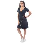 Платье с запахом, размер 48, цвет чёрный - Фото 2