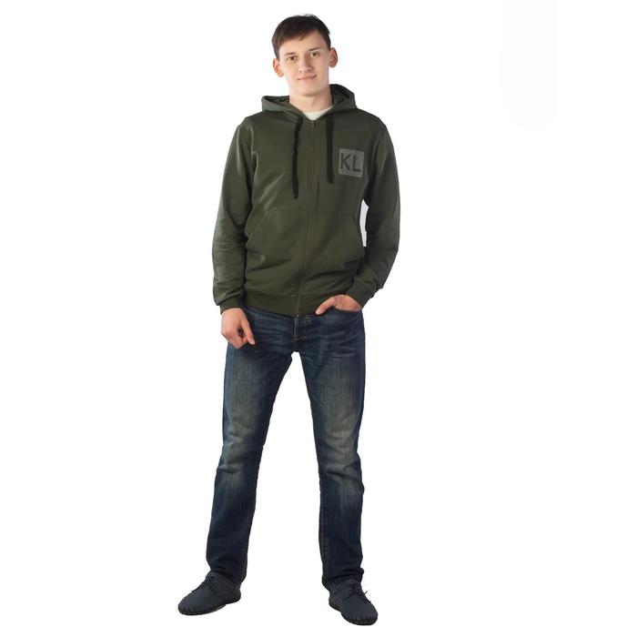 Худи мужское, размер 50, цвет хаки - Фото 1