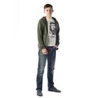 Худи мужское, размер 50, цвет хаки - Фото 7