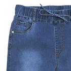 Бриджи джинсовые для мальчиков, рост 146 см, цвет синий - Фото 3