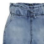 Джинсовые шорты для девочек, рост 116 см, цвет голубой - Фото 3