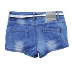 Джинсовые шорты для девочек, рост 158 см, цвет голубой - Фото 2