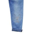 Полукомбинезон джинсовый для девочек, рост 92 см, цвет голубой - Фото 3