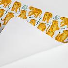 Салфетка на стол "Тигры" символ года, в разных позах, белый фон, ПВХ, 40 х 25 см, - Фото 3