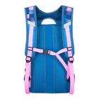 Рюкзак молодежный 43 х 29 х 15 см, эргономичная спинка, Merlin GL2020, NYC, чёрный/синий/розовый 21-GL2020-2 - Фото 3