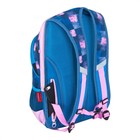 Рюкзак молодежный 43 х 29 х 15 см, эргономичная спинка, Merlin GL2020, NYC, чёрный/синий/розовый 21-GL2020-2 - Фото 5