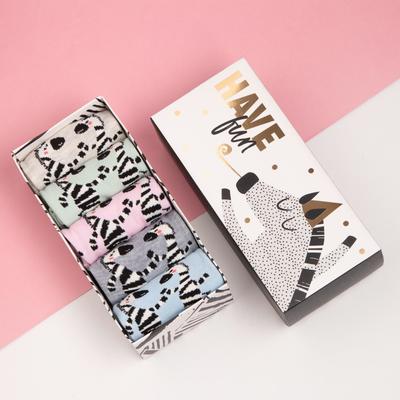 Носки женские KAFTAN Have fun, набор 5 пар, размер 35-38