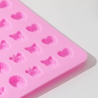 Форма для мармелада «Домик в лесу», силикон, 21×13.7×1 см, 60 ячеек, цвет МИКС - Фото 10