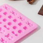 Форма для мармелада «Игрушки», силикон, 20.7×13.7×1 см, 48 ячеек, цвет МИКС - Фото 3