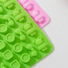 Форма для мармелада «Игрушки», силикон, 20.7×13.7×1 см, 48 ячеек, цвет МИКС - Фото 4