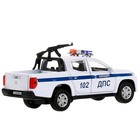 Машина металлическая «Mitsubishi L200 Pickup полиция», 13 см, открываются двери и багажник - Фото 4