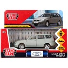 Машина металлическая LADA Priora, 12 см, открываются двери и багажник, инерция, цвет бежевый - Фото 2