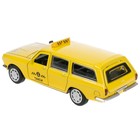 Машина металлическая ГАЗ-2402 «Волга такси», 12 см, открываются двери и багажник, цвет жёлтый - Фото 3