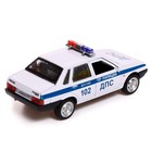 Машина металлическая LADA-21099 «Спутник полиция», 12 см, открываются двери и багажник, цвет белый - Фото 3