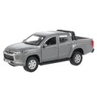 Машина металлическая Mitsubishi L200 Pickup, 13 см, цвет матовый серый, открываются двери и багажник 7154171 - фото 9328108