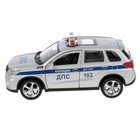 Машина металлическая «Suzuki Vitara полиция», 12 см, открываются двери и багажник, цвет серебристый - фото 6446213