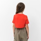 Футболка укороченная «Мickey» Микки Маус, цвет красный - фото 25364792