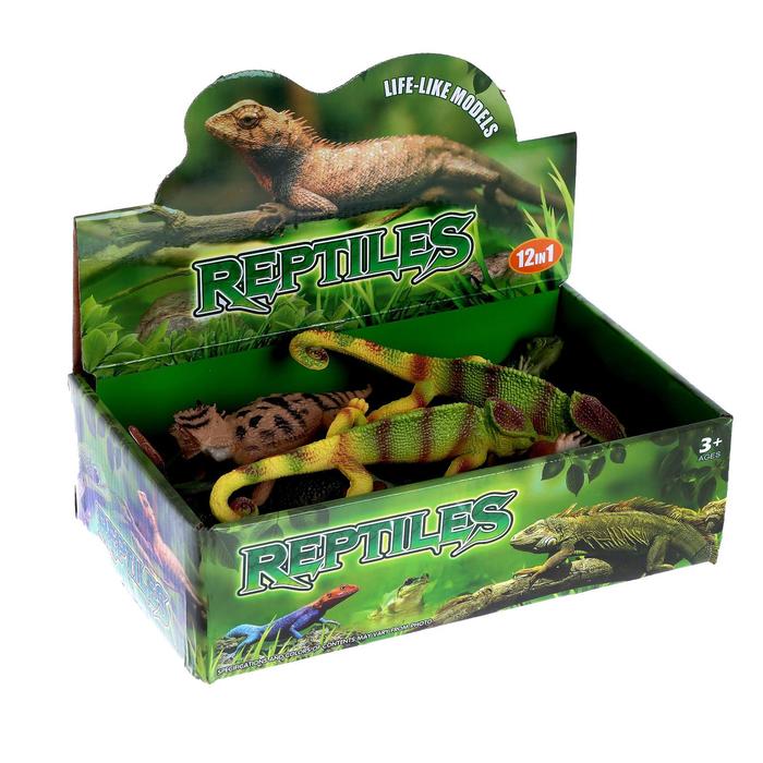 Фигурка животного «Рептилия», МИКС - фото 1883721702