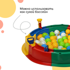 Песочница детская пластиковая, 136 × 136 × 18 см, с набором для игр, «Туба-Дуба» - Фото 3