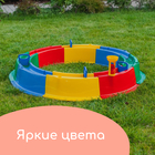 Песочница детская пластиковая, 136 × 136 × 18 см, с набором для игр, «Туба-Дуба» - Фото 6
