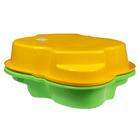 Песочница детская пластиковая, 94 × 70 × 19 см, салатовая, «Синбад» - фото 23915890