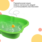 Песочница детская пластиковая, 94 × 70 × 19 см, салатовая, «Синбад» - фото 21317977