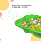 Песочница детская пластиковая, 94 × 70 × 19 см, салатовая, «Синбад» - фото 23915882