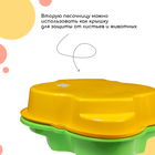 Песочница детская пластиковая, 94 × 70 × 19 см, салатовая, «Синбад» - фото 23915884