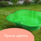 Песочница детская пластиковая, 94 × 70 × 19 см, салатовая, «Синбад» - фото 23915886