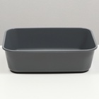 Туалет Сима без сетки 29×38×10.5 см серый FIX - Фото 3