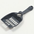 Туалет Сима с бортом + совок-микс 30×39×13.5 см серый - Фото 8