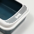 Туалет Сима с бортом + совок-микс 30×39×13.5 см серый - Фото 7