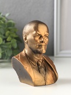Бюст «Ленин В.И.», фигурка гипс, под латунь, 13×8×8 см - Фото 7