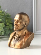 Бюст «Ленин В.И.», фигурка гипс, под латунь, 13×8×8 см - Фото 9