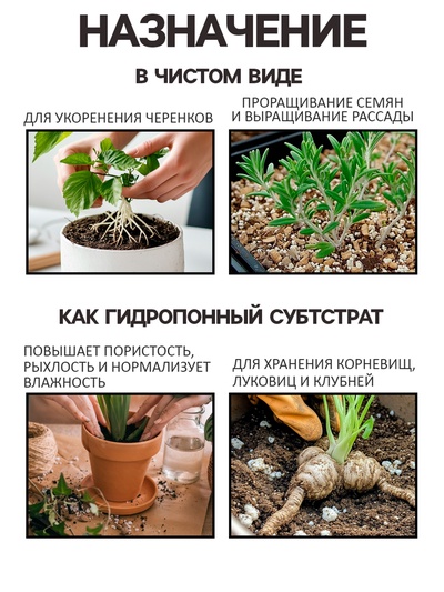 Смесь Вермикулит и Перлит «Рецепты Дедушки Никиты» 3 л.