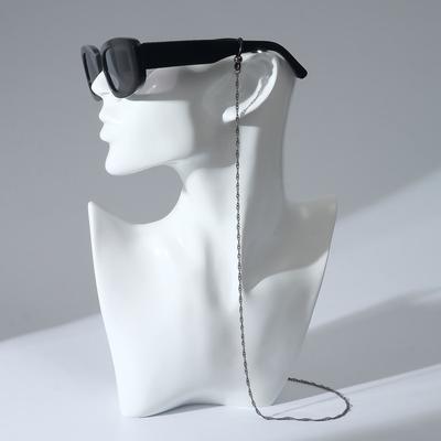 Цепочка для очков "Эстетика" №24, цвет чёрный