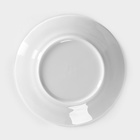 Тарелка фарфоровая «Надежда», d=17,5 см, белая - фото 4600458