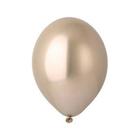 Шары воздушные латексные 14", хром Glossy, набор 12 шт., цвет золотой - Фото 1