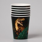 Посуда одноразовая бумажная Dangerous party, 6 тарелок, 6 стаканов, 1 гирлянда - Фото 5