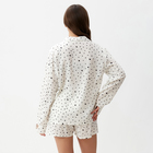 Пижама (шорты, жакет) KAFTAN, белый, размер 40-42 - Фото 4
