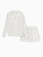 Пижама женская (шорты, жакет) KAFTAN, размер 48-50, белая - Фото 11