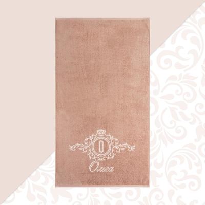 Полотенце именное махровое «Этель» Ольга 50×90 см, 100% хлопок, 420 г/м²