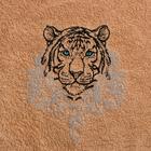 Комплект полотенец в коробке «Цветочный тигр» 40х70см-2шт, молочный МИКС - Фото 2