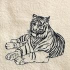Полотенце махровое (в коробке) «Год тигра» 50х90 см, цвет белый МИКС - Фото 2