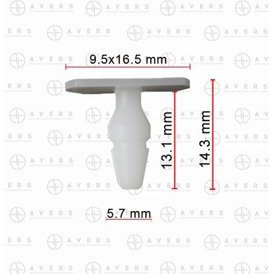 Клипса Mercedes A0019889781