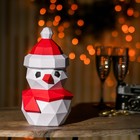 Подарочный новогодний набор для создания полигональной фигуры «Снеговик» - Фото 6