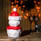 Подарочный новогодний набор для создания полигональной фигуры «Снеговик» - Фото 5