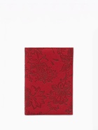 Обложка для паспорта, искусственная кожа, с тиснением, красная - Фото 2